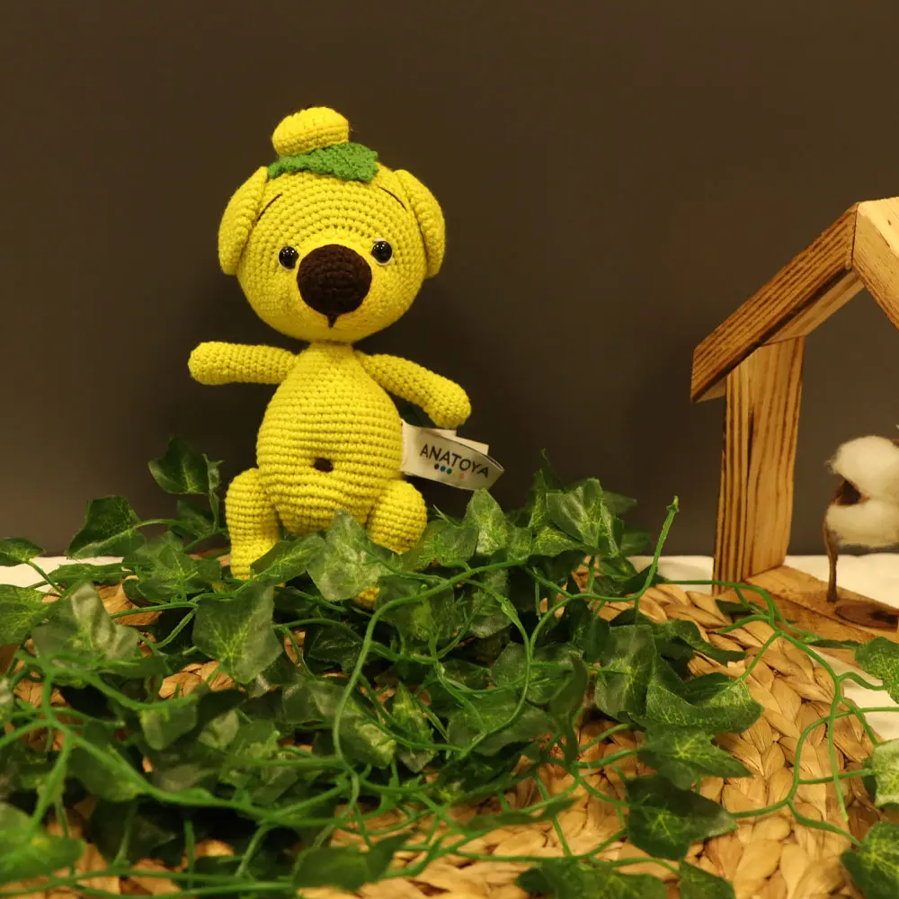 AMİGURUMİ AVOKADO AYICIK - ANTAMGAVKD1-Yeşil-4