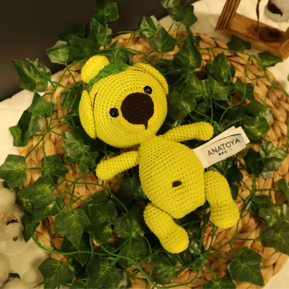 AMİGURUMİ AVOKADO AYICIK - ANTAMGAVKD1-Yeşil-5