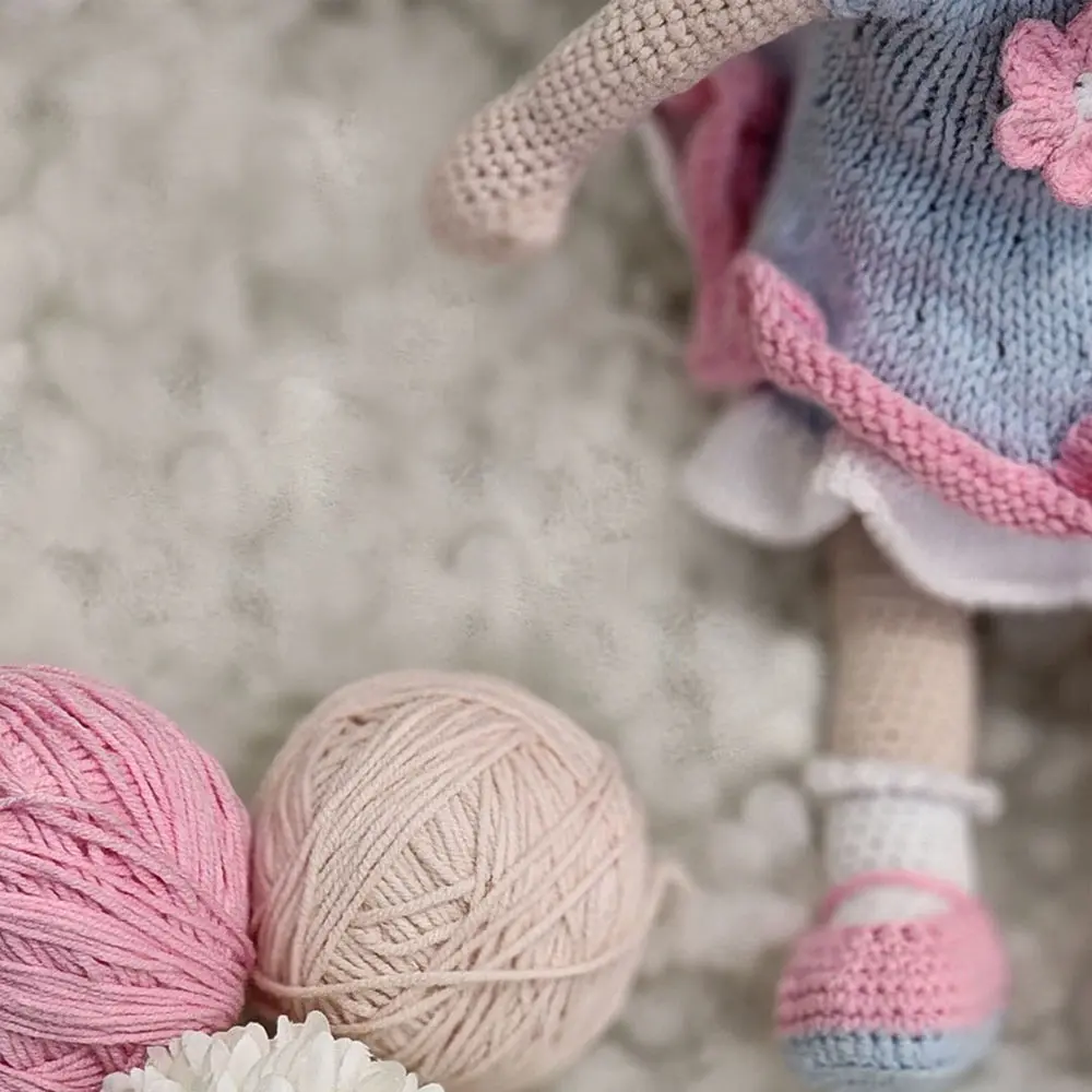 AMİGURUMİ AYŞEG&Uuml;L BEBEK - ANTAMGAYSG1-Mavi-3