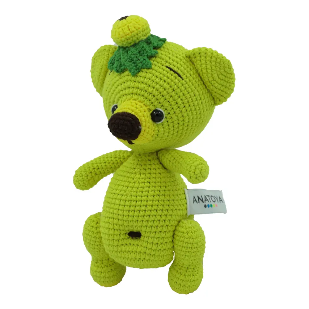 AMİGURUMİ AVOKADO AYICIK - ANTAMGAVKD1-Yeşil-2