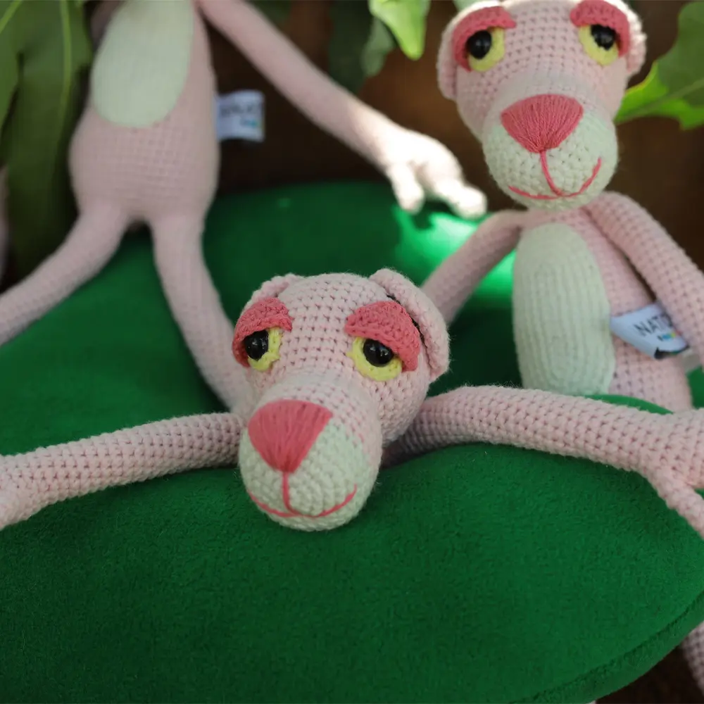 AMİGURUMİ PEMBE PANTER - ANTAMGPNTR1-Pembe-4
