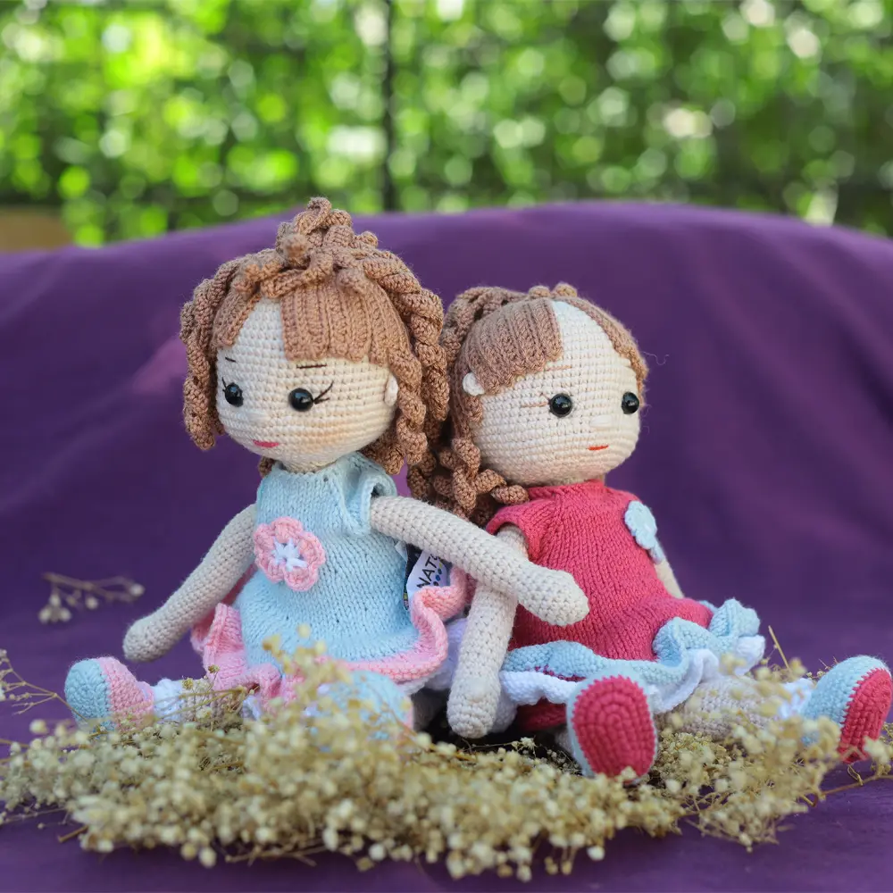 AMİGURUMİ AYŞEG&Uuml;L BEBEK - ANTAMGAYSG1-Mavi-6