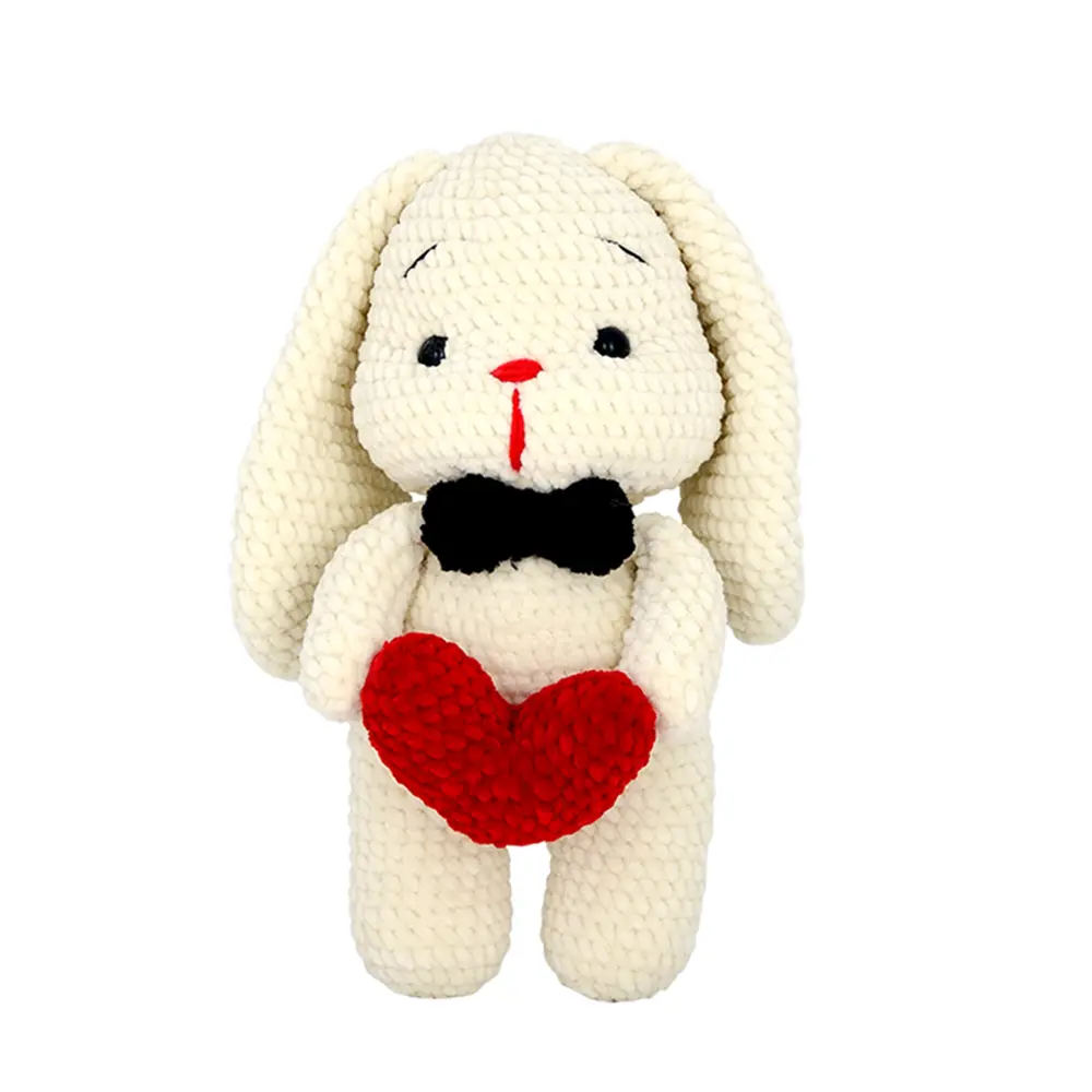 Alin Uzun Kulak Tavşan - Amigurumi Oyuncak-KREM-1