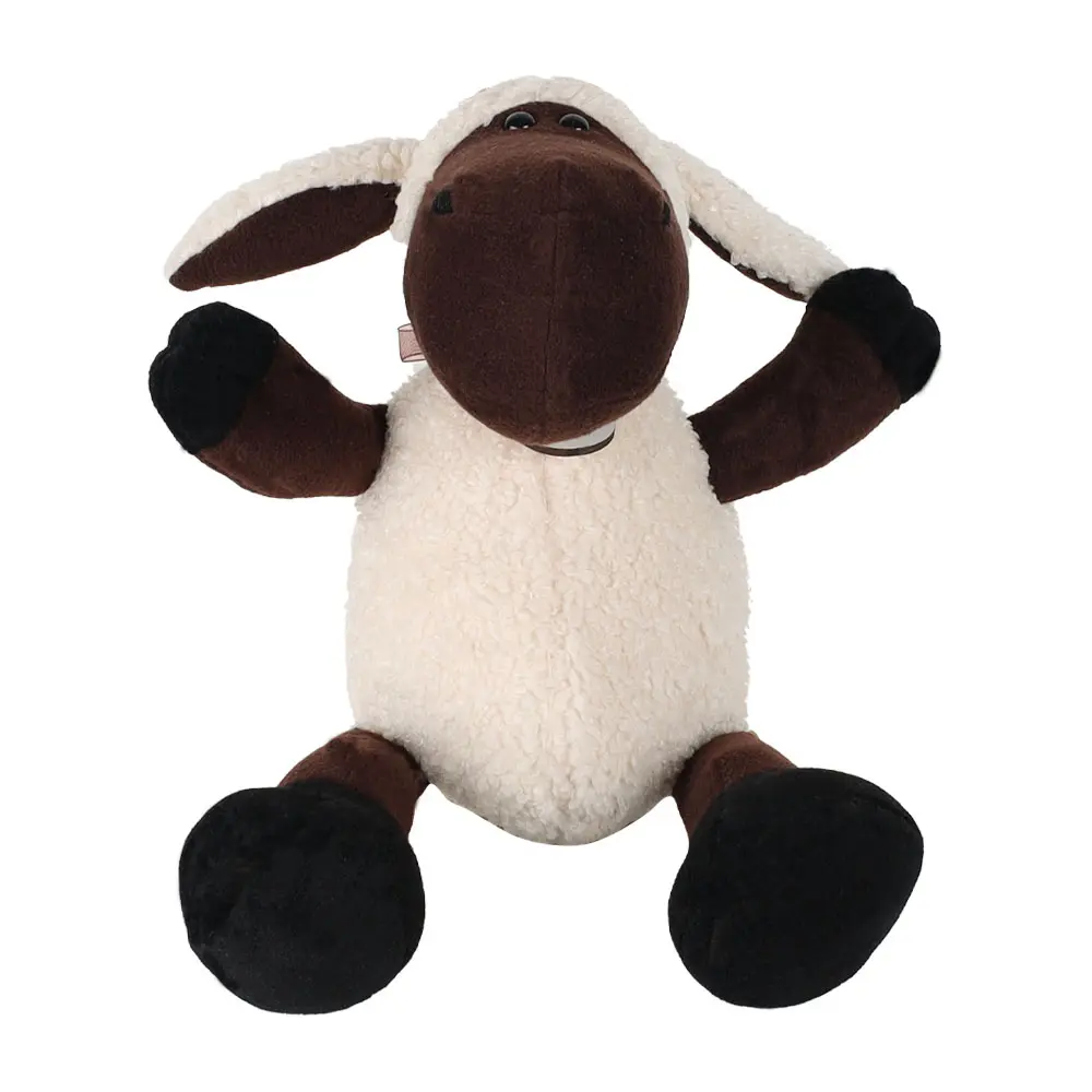 PELUŞ POFİDİK KUZU - ANTPLSUZU02-Koyu Kahverengi-1
