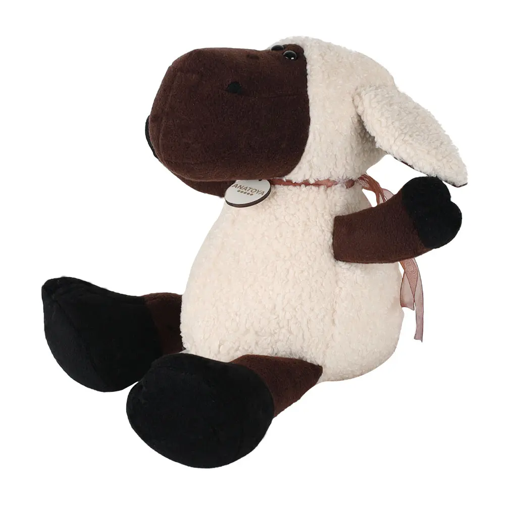 PELUŞ POFİDİK KUZU - ANTPLSUZU02-Koyu Kahverengi-2