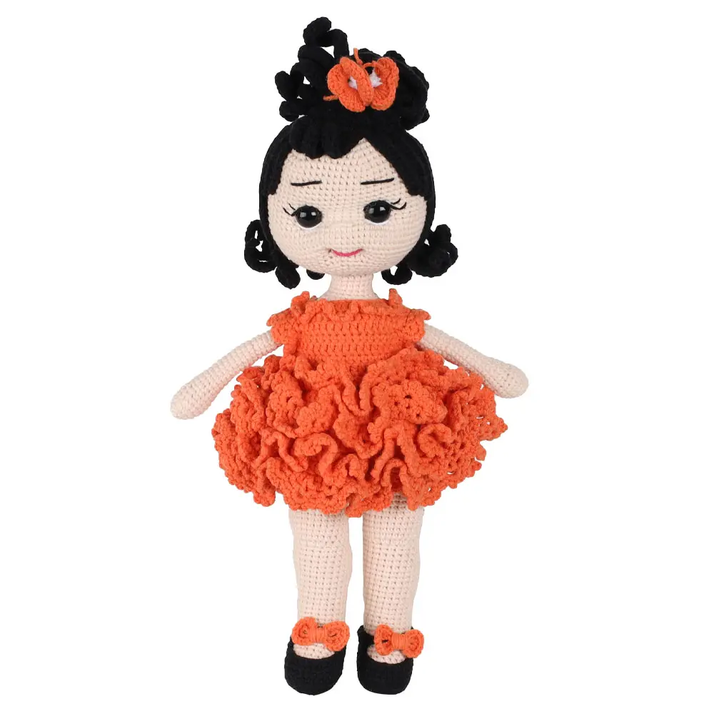 AMİGURUMİ ELA BEBEK - ANTAMGELA01 Turuncu