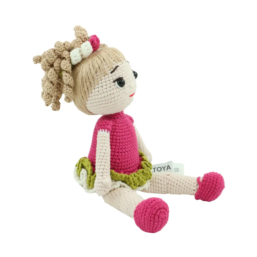 AMİGURUMİ SÜSLÜ BEBEK - ANTAMGSUSL1-Pembe-2