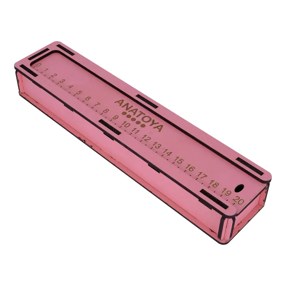 Ahşap Kutu-PEMBE-1