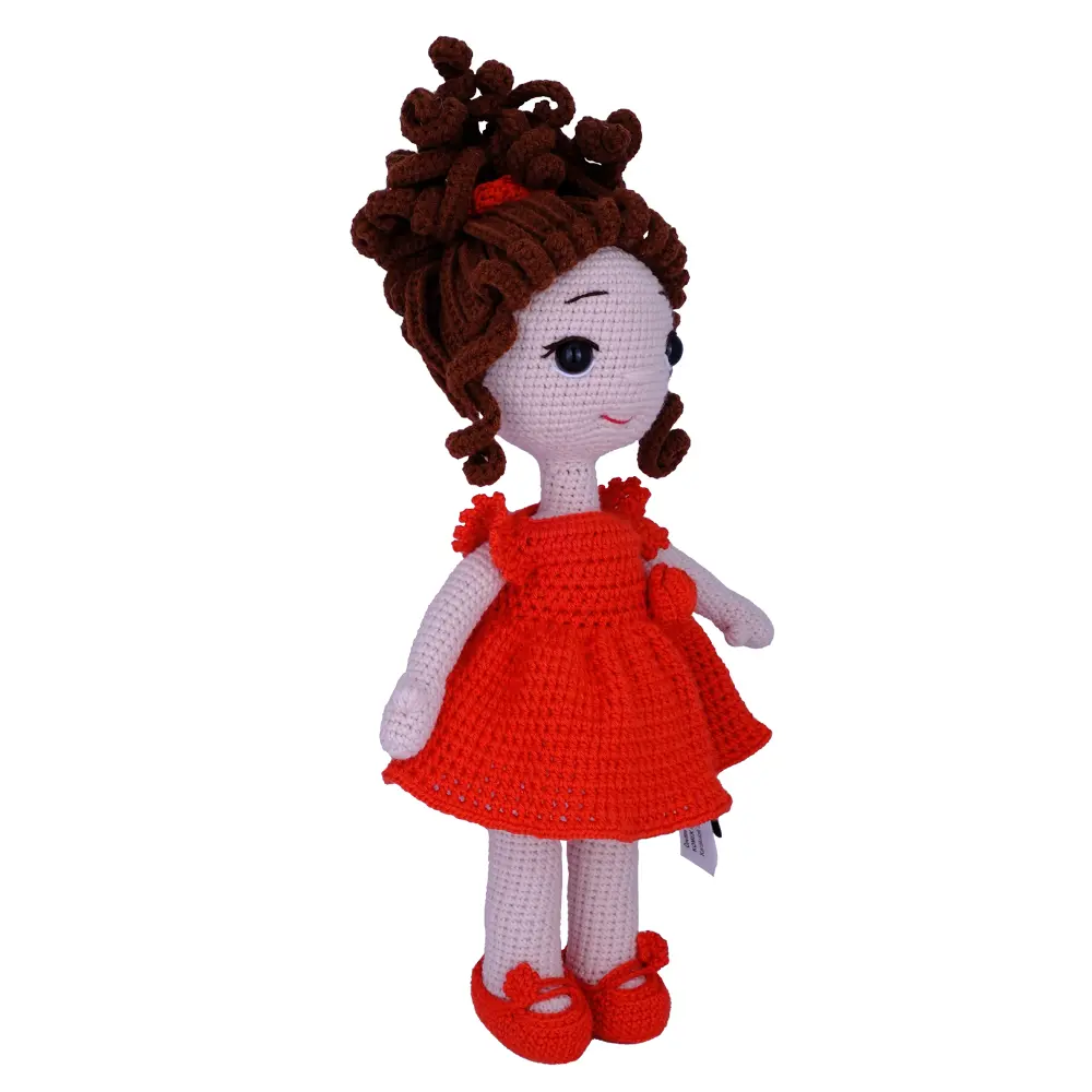 AMİGURUMİ ZEHRA BEBEK - ANTAMGZEHR1-Kırmızı-2